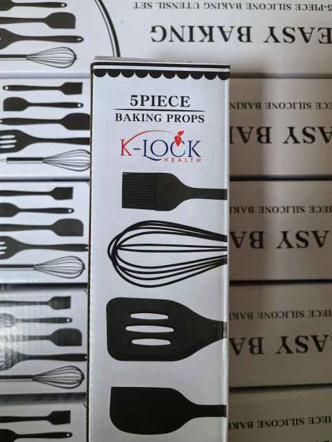 5 Piece K-lock Rubber Spatula Set